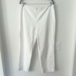 St John White Cropped Women’s Pants 12